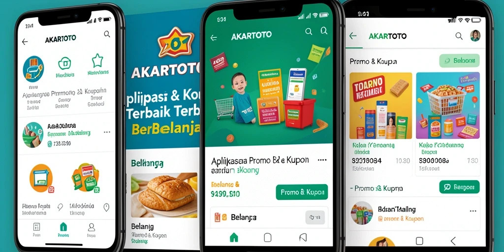 Tampilan antarmuka AKARTOTO yang user-friendly untuk promo & kupon.