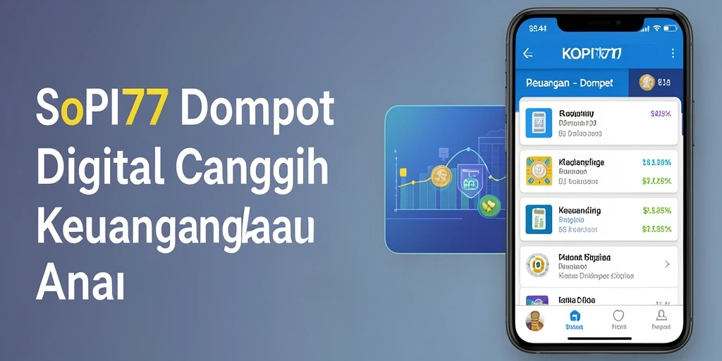 Antarmuka aplikasi KOPI77 yang intuitif dan mudah digunakan.