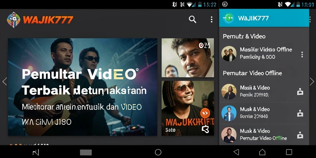 Tampilan antarmuka WAJIK777 yang sederhana dan fungsional.
