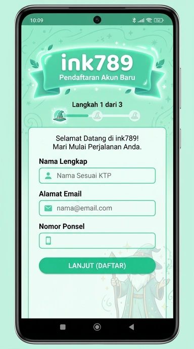 Buat Akun Baru di ink789 untuk Pengguna Android